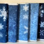 Panel "Schneeflocken auf hellblau" Debby Maddy