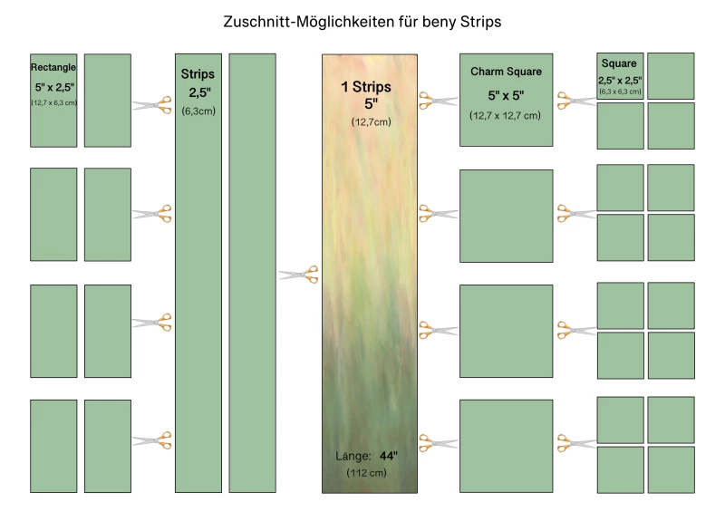 beny Strips "Chalk & Charcoal Nuance"