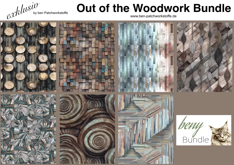 Out of the Woodwork - Fat Quarter Bundle