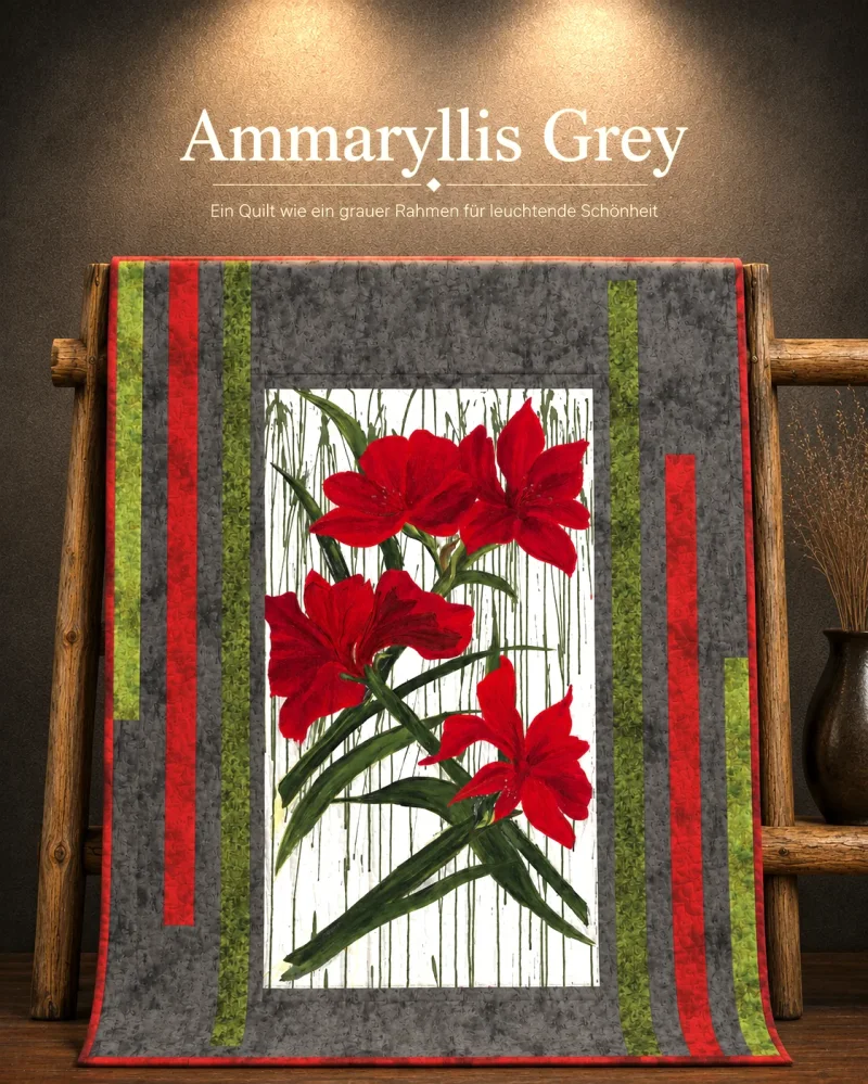 Ammaryllis grey - Quilt Kit