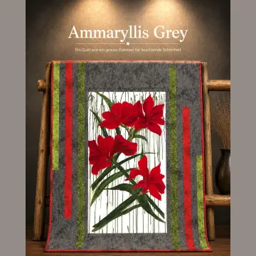 Ammaryllis grey - Quilt Kit