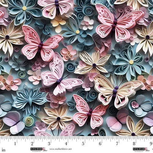 Another Dimension - Butterflies and Flowers