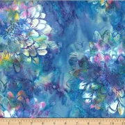 Bali Handpaint - Dahlia Cornflower