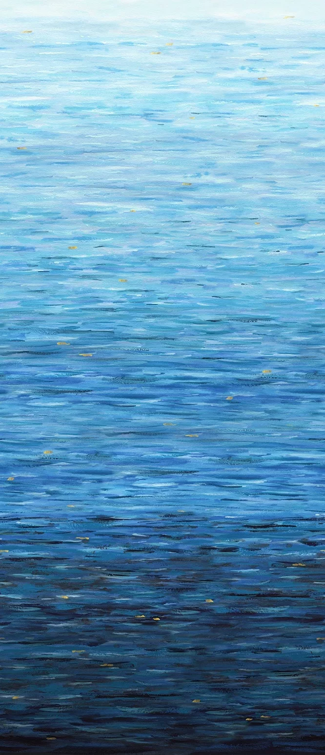 Behind Blue Eyes - Water Texture Ombre