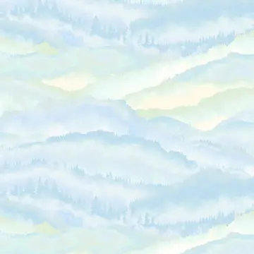 Beyond the Pines - Mountain Ombre ice blue