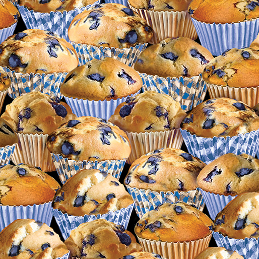 Blaubeeren Muffins allover