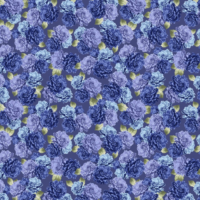 Blumenstrauß in blau