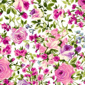 Blumenvielfalt pink Lila - Bloom On