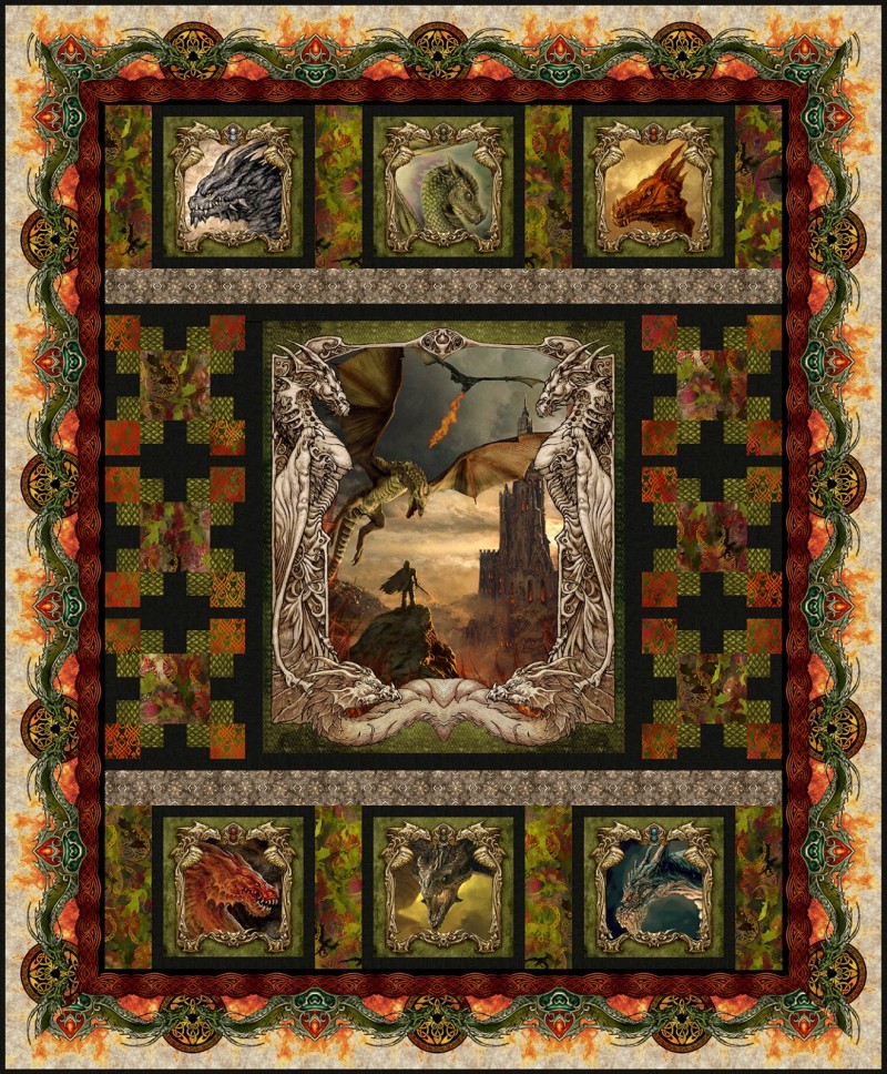Dragons "The Ancients" - Quilt Kit