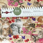 Cats N Quilts allover creme