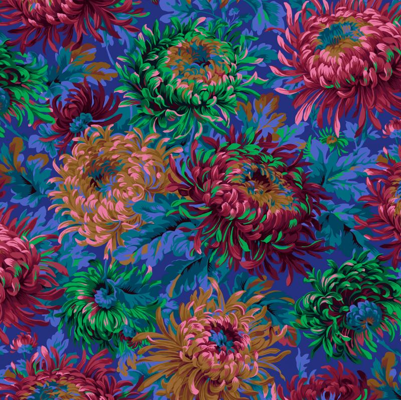 Chrysanthemen COBALT von Philip Jacobs