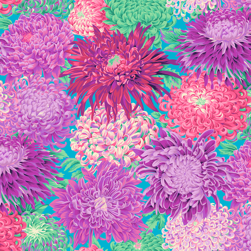 Chrysanthemen in Magenta von Philip Jacobs