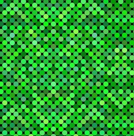 Colorful - Punkte green