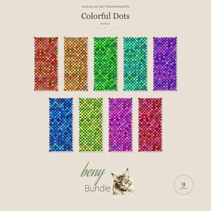Colorful Dots - Fat Quarter Bundle