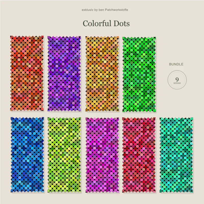 Colorful Dots - Fat Quarter Bundle