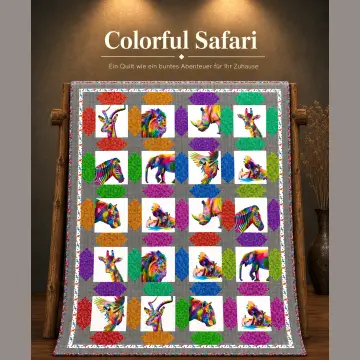 Colorful Safari - Quilt Kit