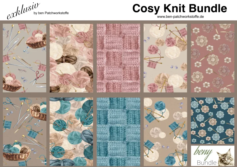 Cosy Knit - Fat Quarter Bundle
