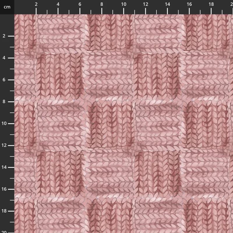Cosy Knit - Strickstück rose