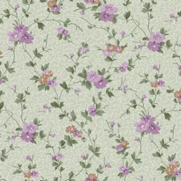 Courtland - Delicate Vine Sage Green