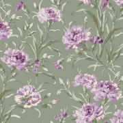 Courtland - Trailing Carnations Sage Green