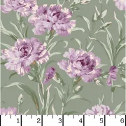 Courtland - Trailing Carnations Sage Green