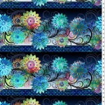 Dazzle - Blüten Bordüre blue