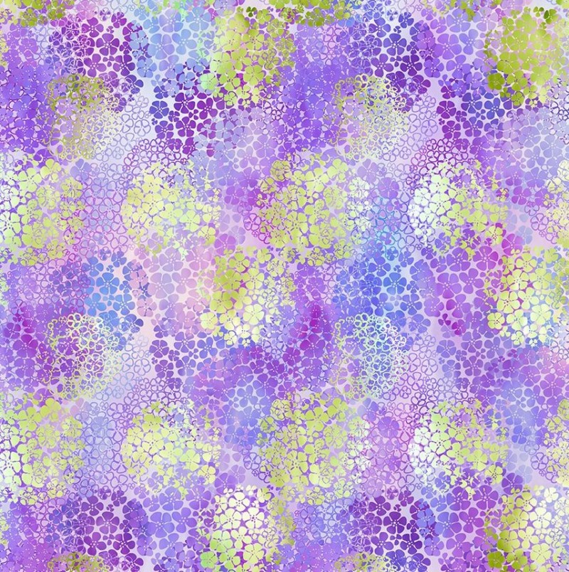 Garden of Dreams II - Blooms Purple