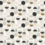 Gatsby - Circles Light Taupe Multi