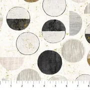 Gatsby - Circles Light Taupe Multi