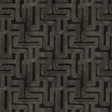 Gatsby - Rectangles Black-Taupe
