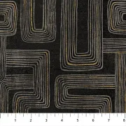 Gatsby - Rectangles Black-Taupe