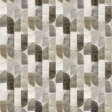 Gatsby - Ovals Light Taupe Multi