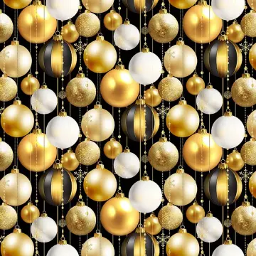 Goldene Weihnachtskugeln - Jingle and Mingle