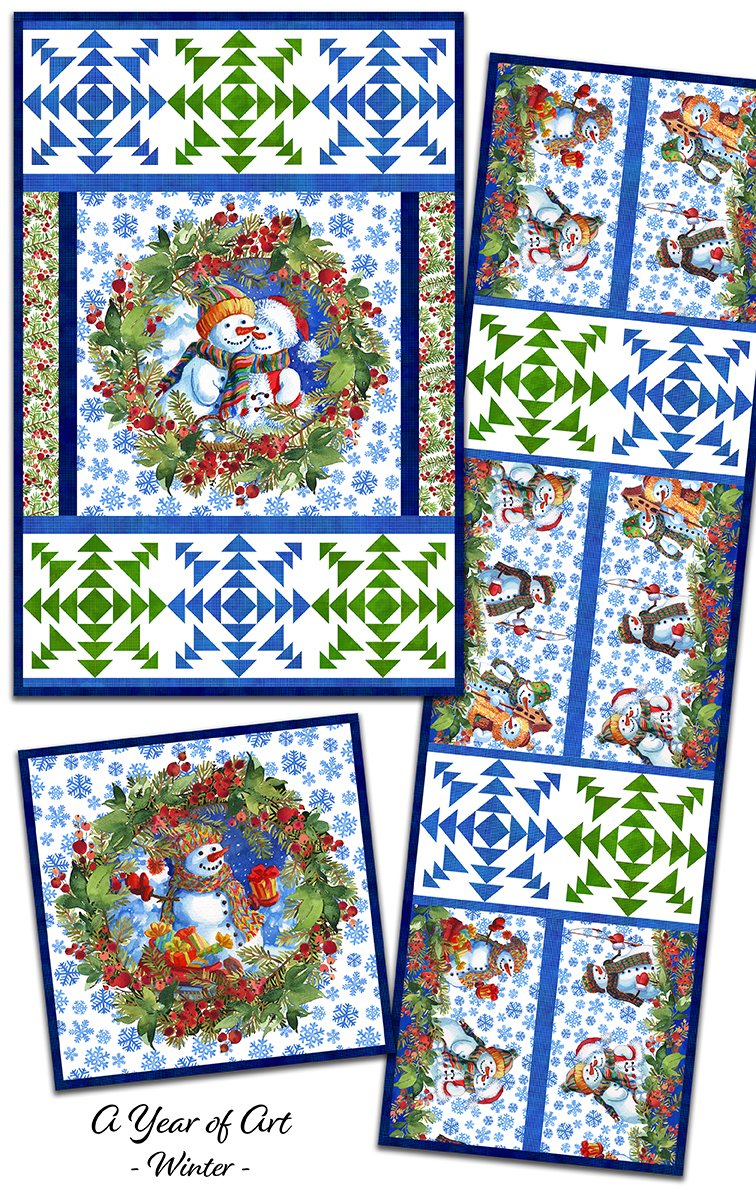 WINTER- A Year of Art - Quilt Kit