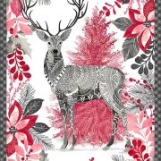 Holiday Style - Panel Christmas Deer