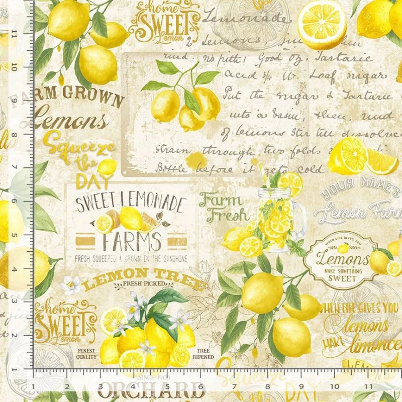 Lemon Bouquet - Lemon Farm Collage