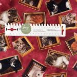 Literary Kitties Galerie auf rot