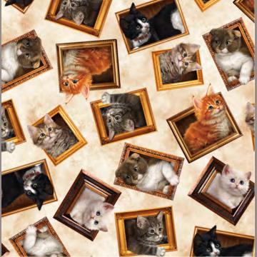 Literary Kitties Galerie auf creme