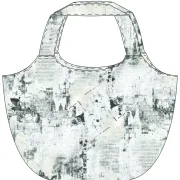 Makers Bag "Schriften Light Grey" - Panel