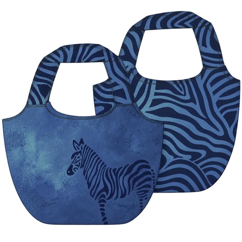 Makers Bag "Zebra blue" - Panel