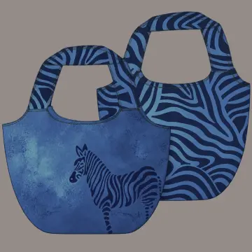 Makers Bag "Zebra blue" - Panel