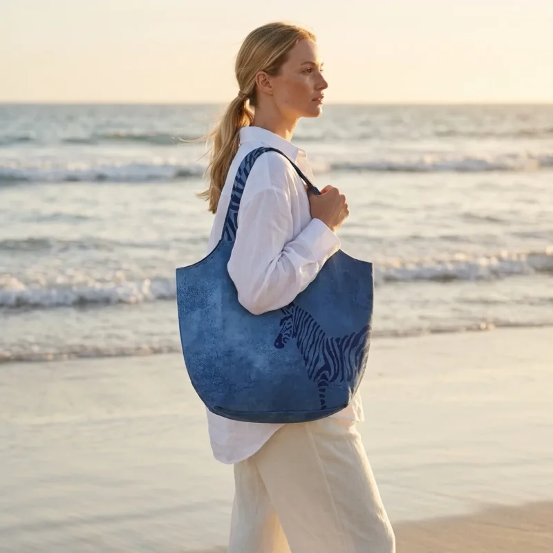 Makers Bag "Zebra blue" - Panel