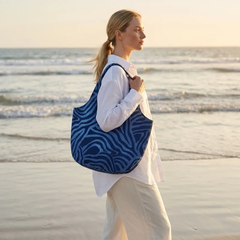 Makers Bag "Zebra blue" - Panel