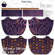 Makers Bag "Lila Orange" - Panel