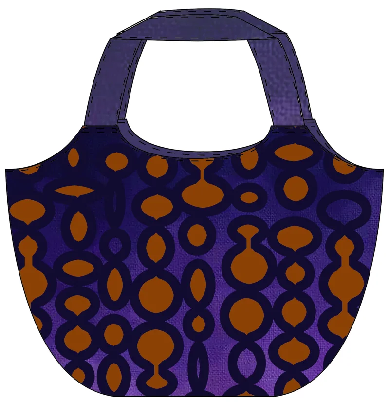 Makers Bag "Lila Orange" - Panel
