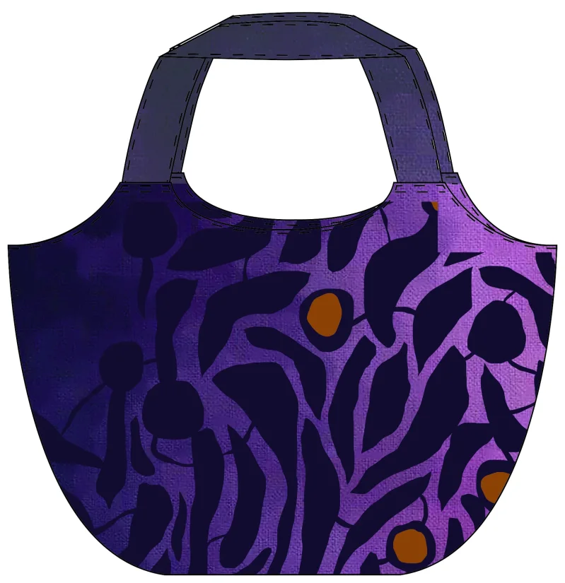 Makers Bag "Lila Orange" - Panel