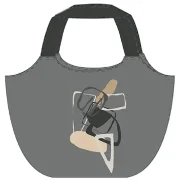 Makers Bag "Grafik grey" - Panel