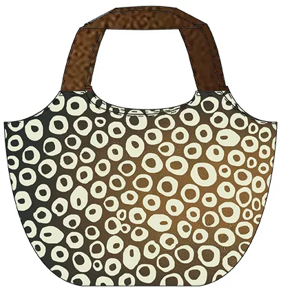 Makers Bag "Kringel braun" - Panel