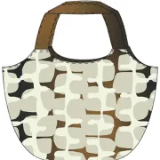 Makers Bag "Kringel braun" - Panel