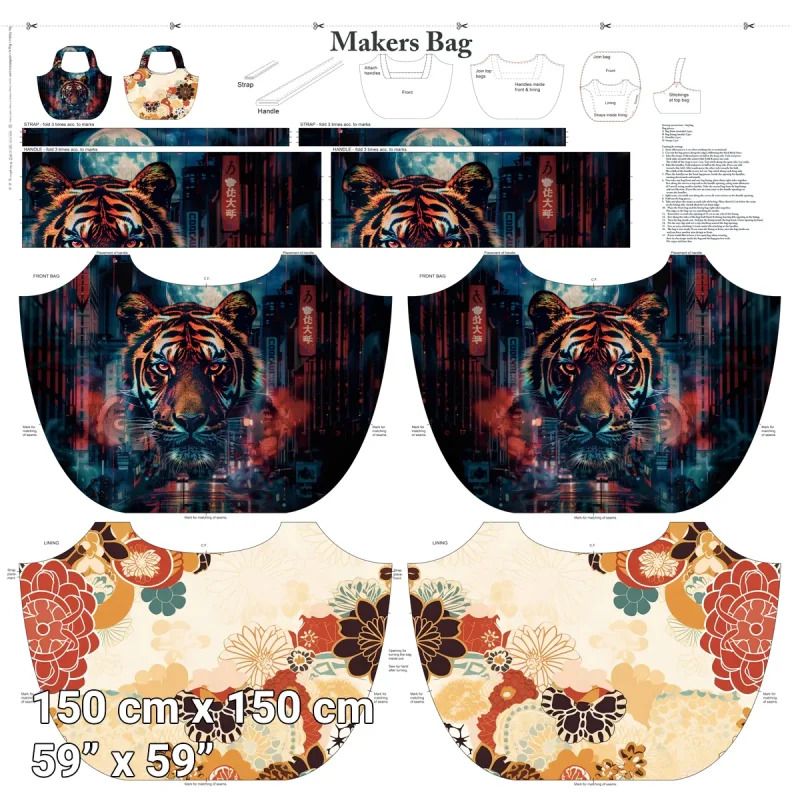 Makers Bag "Tiger" - Panel